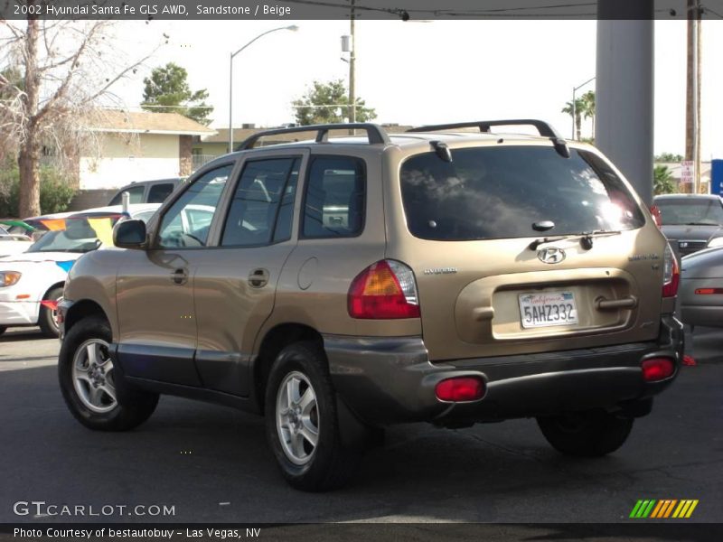 Sandstone / Beige 2002 Hyundai Santa Fe GLS AWD