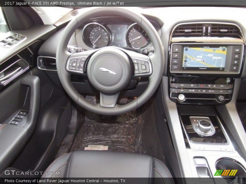Ultimate Black / Jet w/Tan 2017 Jaguar F-PACE 35t AWD Prestige