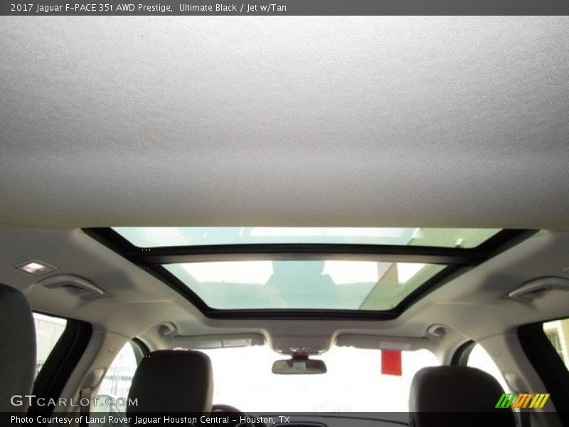 Ultimate Black / Jet w/Tan 2017 Jaguar F-PACE 35t AWD Prestige