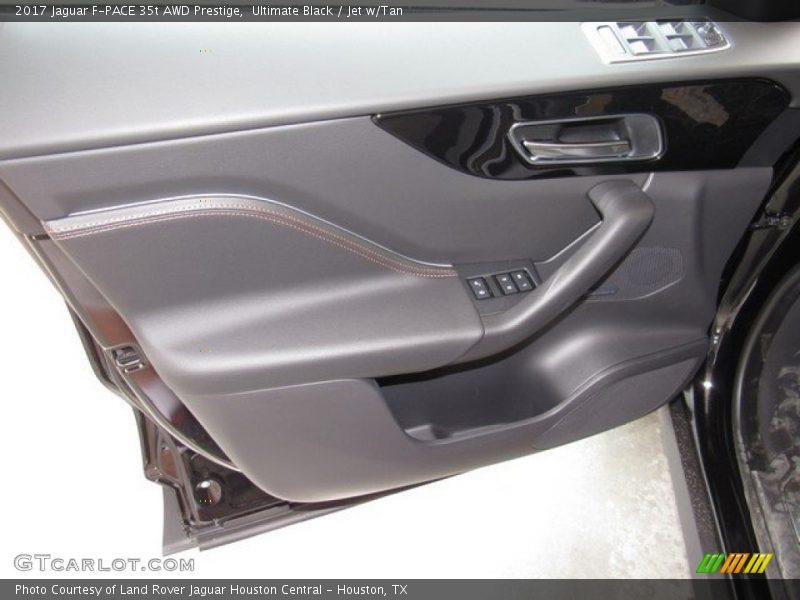 Ultimate Black / Jet w/Tan 2017 Jaguar F-PACE 35t AWD Prestige
