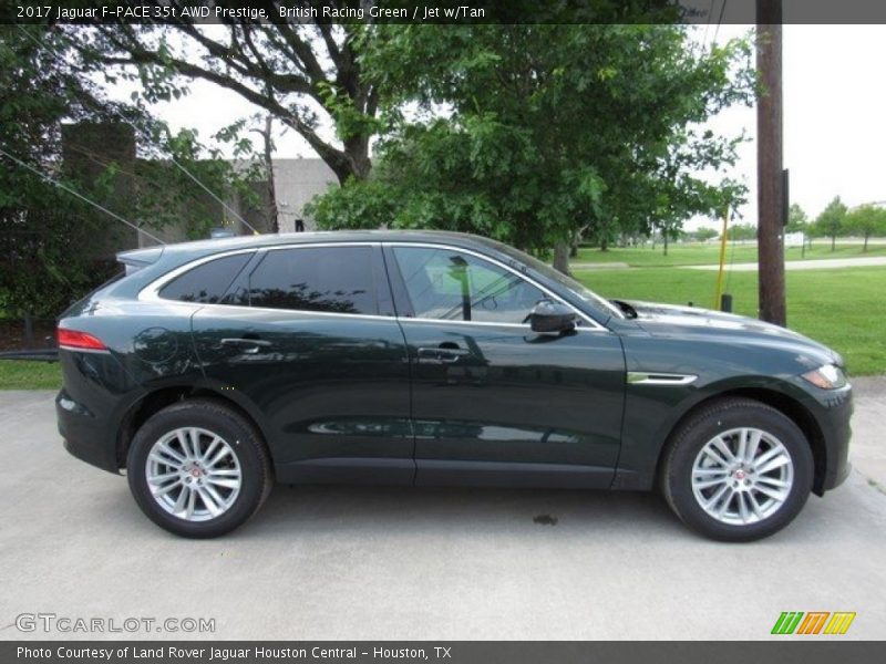 British Racing Green / Jet w/Tan 2017 Jaguar F-PACE 35t AWD Prestige