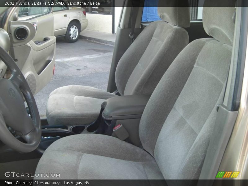 Sandstone / Beige 2002 Hyundai Santa Fe GLS AWD