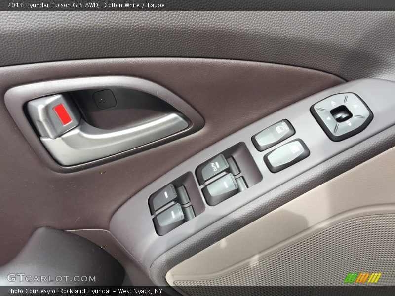 Cotton White / Taupe 2013 Hyundai Tucson GLS AWD