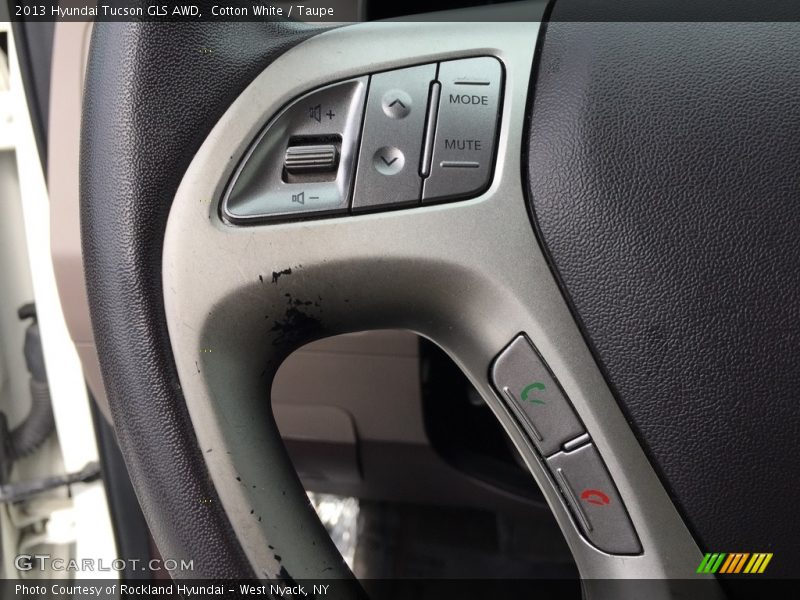Cotton White / Taupe 2013 Hyundai Tucson GLS AWD