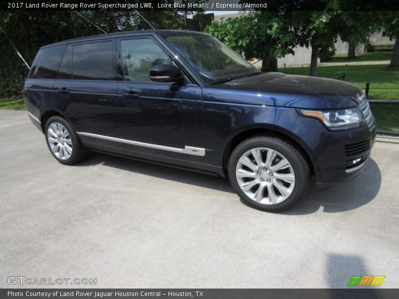 Loire Blue Metallic / Espresso/Almond 2017 Land Rover Range Rover Supercharged LWB