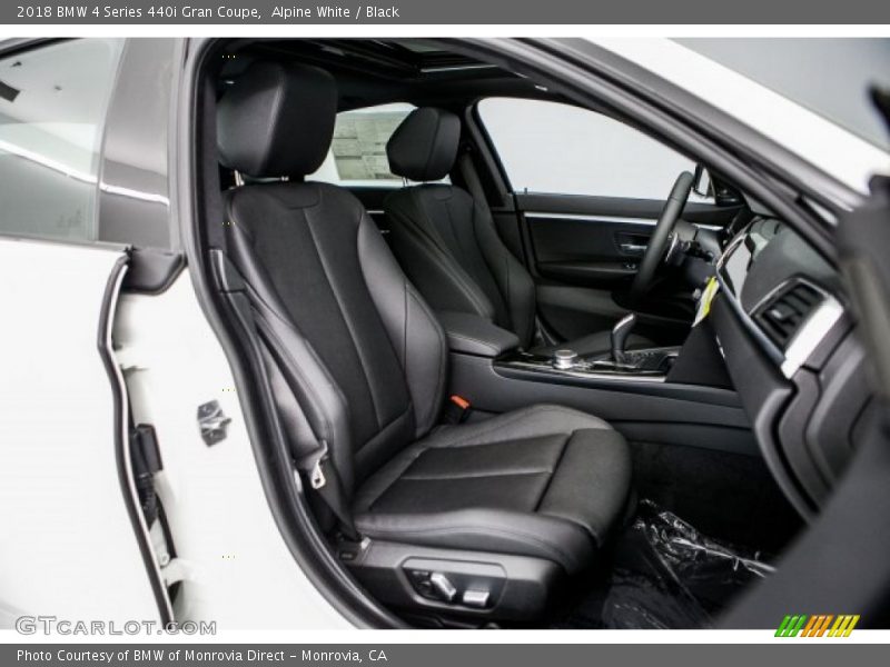 Alpine White / Black 2018 BMW 4 Series 440i Gran Coupe