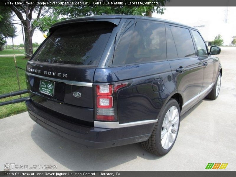 Loire Blue Metallic / Espresso/Almond 2017 Land Rover Range Rover Supercharged LWB