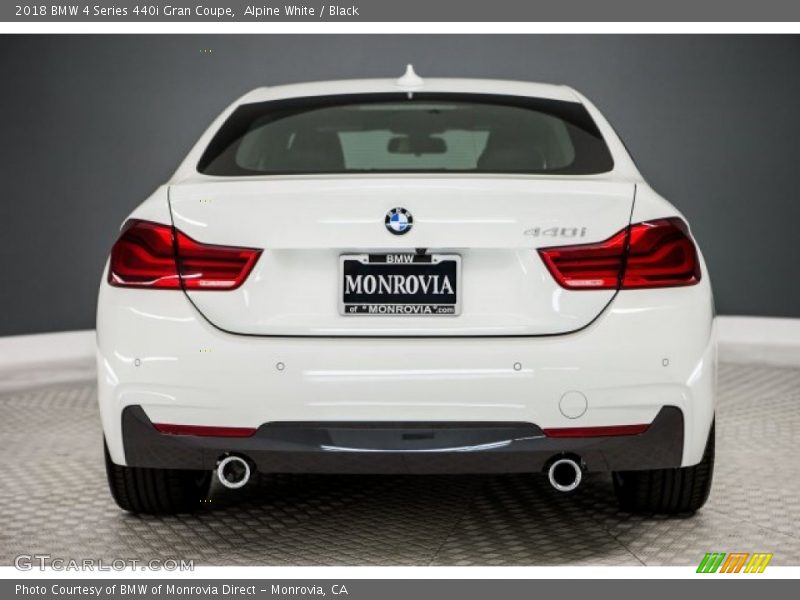 Alpine White / Black 2018 BMW 4 Series 440i Gran Coupe