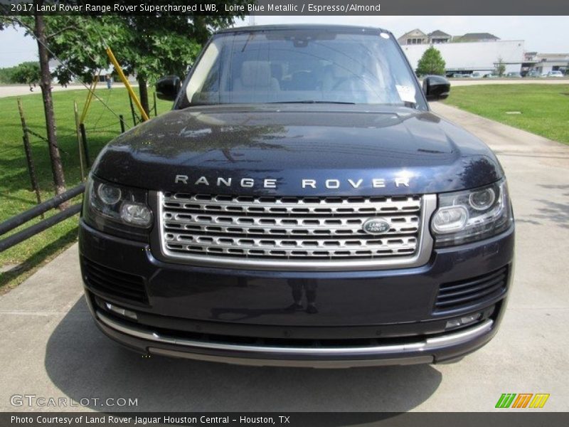 Loire Blue Metallic / Espresso/Almond 2017 Land Rover Range Rover Supercharged LWB