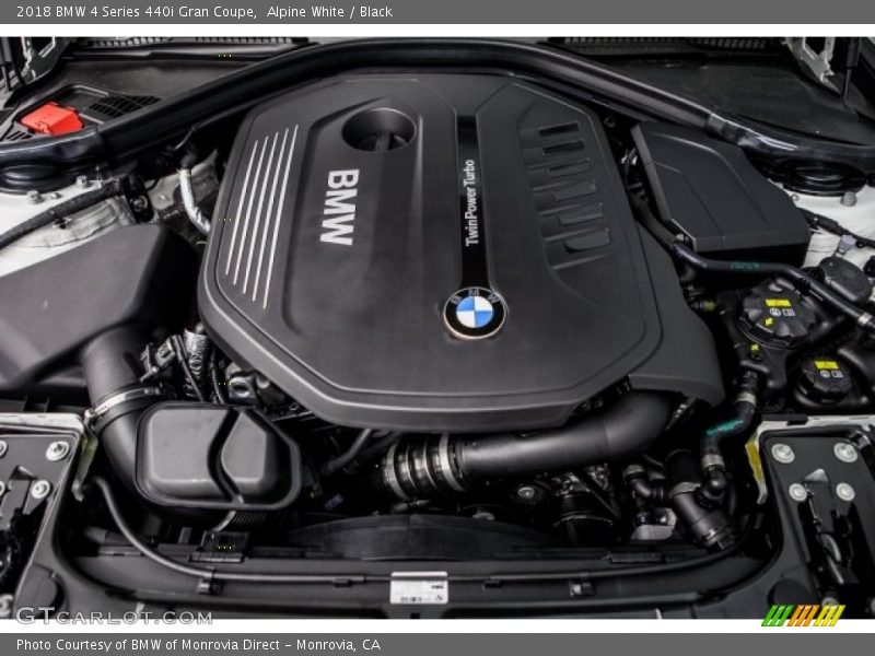 2018 4 Series 440i Gran Coupe Engine - 3.0 Liter DI TwinPower Turbocharged DOHC 24-Valve VVT Inline 6 Cylinder