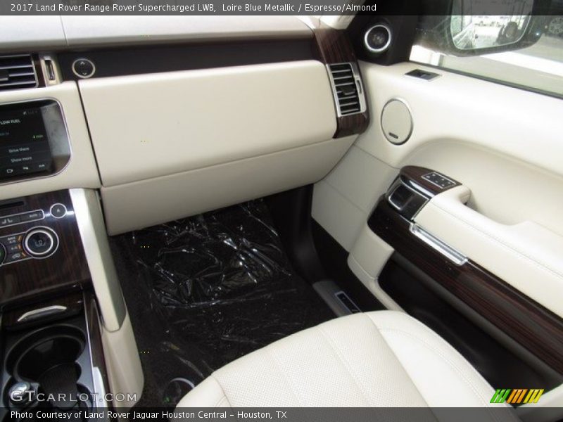 Loire Blue Metallic / Espresso/Almond 2017 Land Rover Range Rover Supercharged LWB