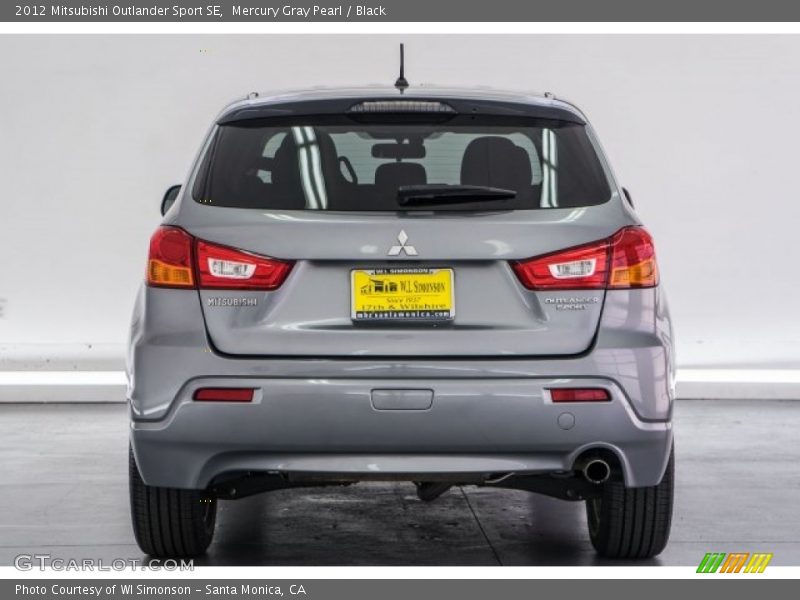 Mercury Gray Pearl / Black 2012 Mitsubishi Outlander Sport SE