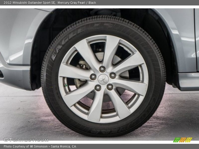 Mercury Gray Pearl / Black 2012 Mitsubishi Outlander Sport SE