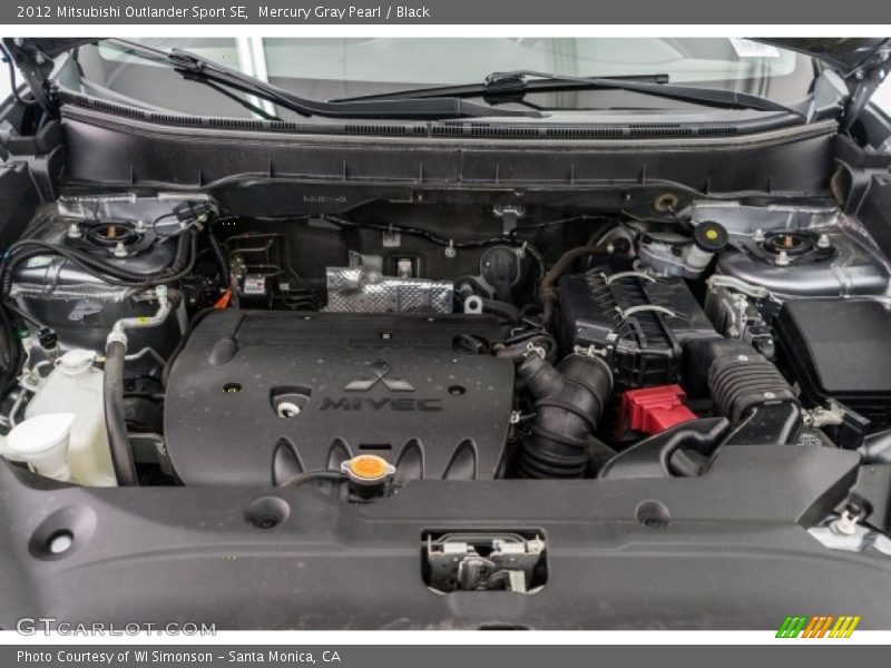 Mercury Gray Pearl / Black 2012 Mitsubishi Outlander Sport SE