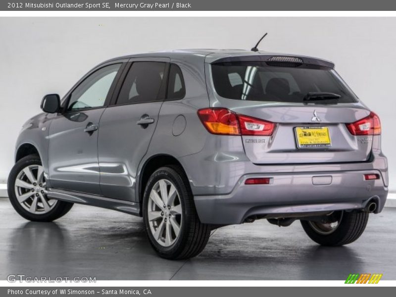 Mercury Gray Pearl / Black 2012 Mitsubishi Outlander Sport SE