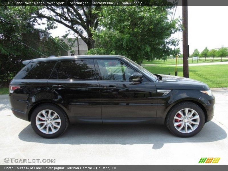 Santorini Black / Ebony/Ebony 2017 Land Rover Range Rover Sport Supercharged