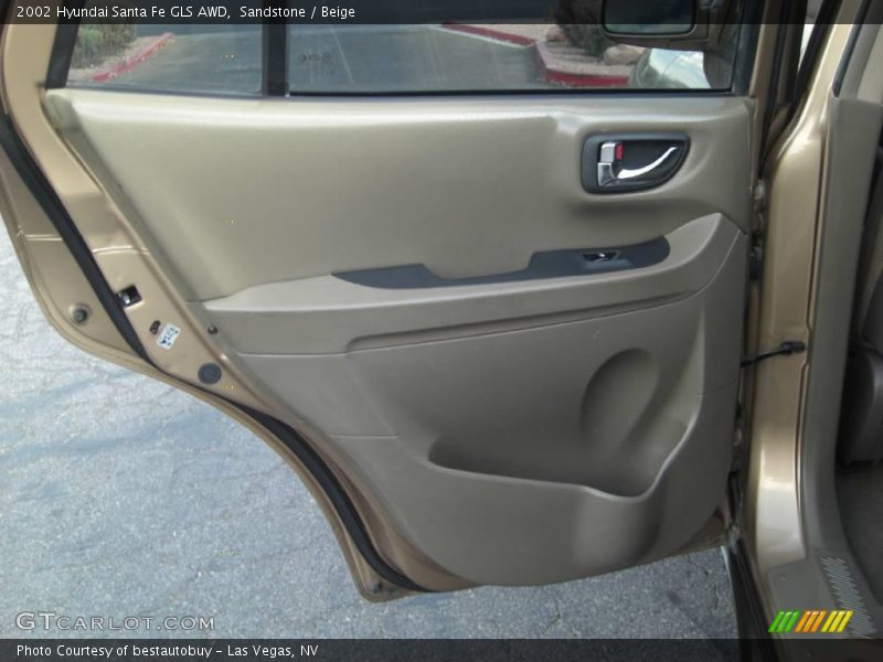 Sandstone / Beige 2002 Hyundai Santa Fe GLS AWD