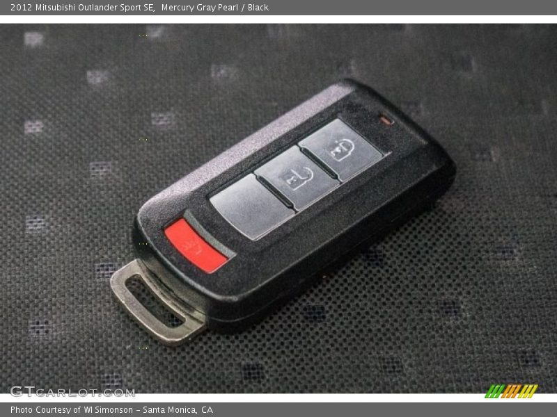 Mercury Gray Pearl / Black 2012 Mitsubishi Outlander Sport SE