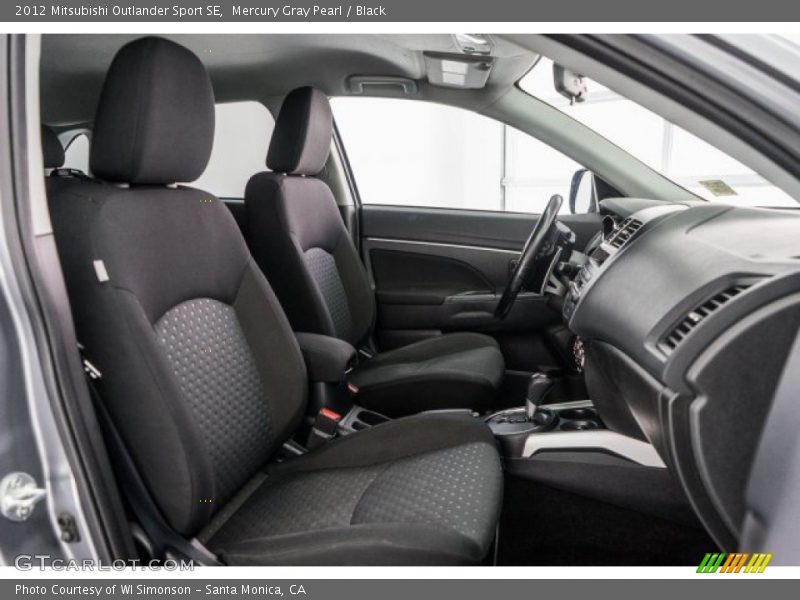Mercury Gray Pearl / Black 2012 Mitsubishi Outlander Sport SE