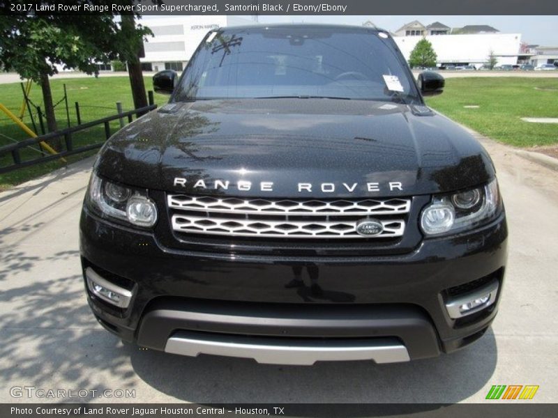 Santorini Black / Ebony/Ebony 2017 Land Rover Range Rover Sport Supercharged
