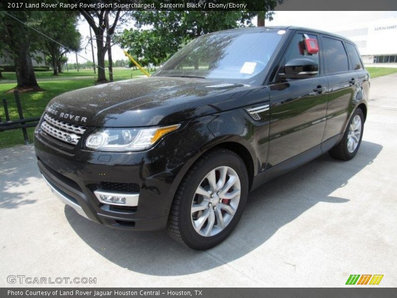 Santorini Black / Ebony/Ebony 2017 Land Rover Range Rover Sport Supercharged
