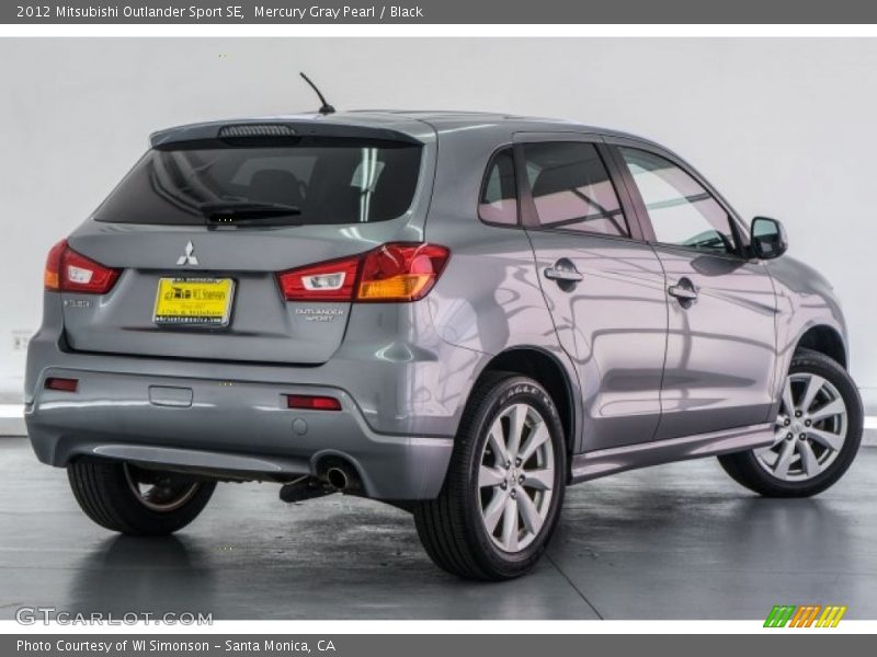 Mercury Gray Pearl / Black 2012 Mitsubishi Outlander Sport SE