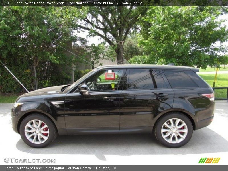 Santorini Black / Ebony/Ebony 2017 Land Rover Range Rover Sport Supercharged