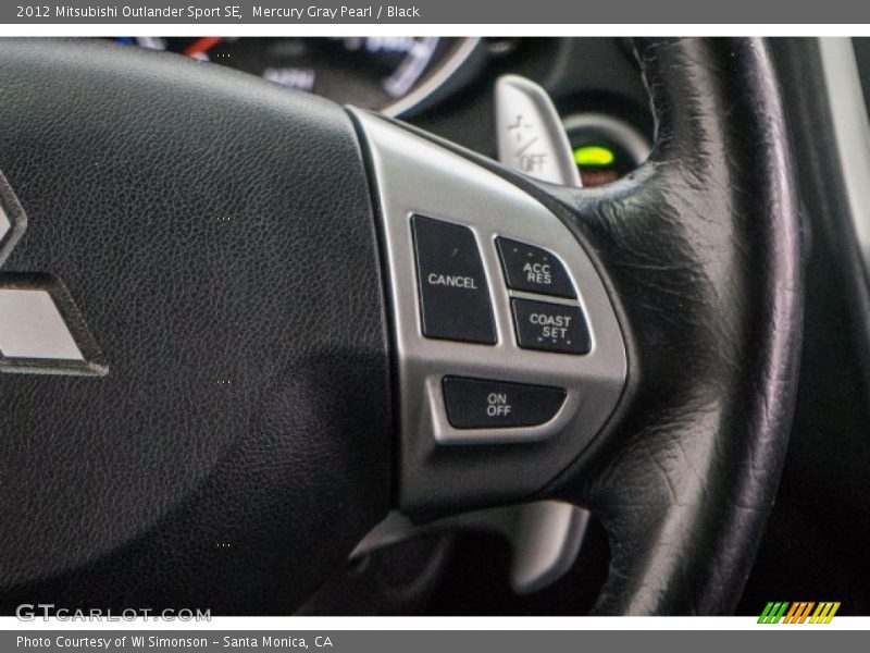 Mercury Gray Pearl / Black 2012 Mitsubishi Outlander Sport SE