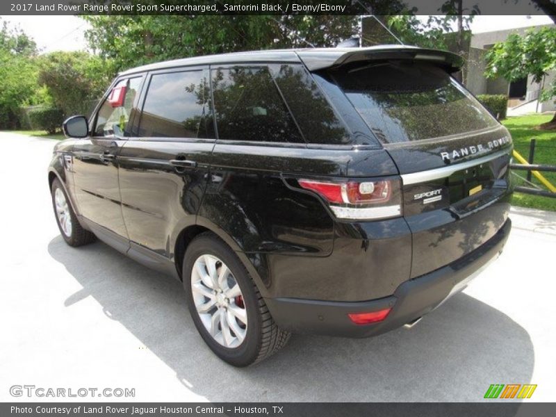 Santorini Black / Ebony/Ebony 2017 Land Rover Range Rover Sport Supercharged