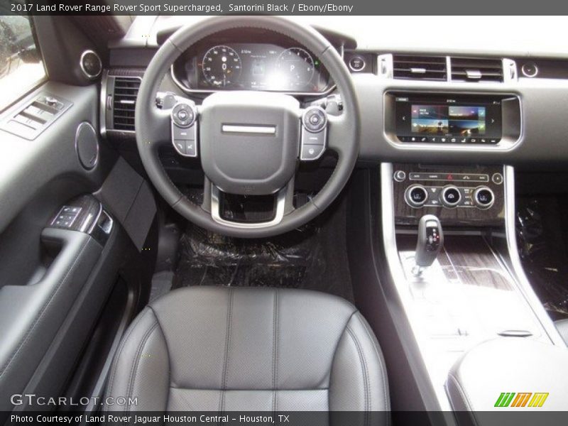 Santorini Black / Ebony/Ebony 2017 Land Rover Range Rover Sport Supercharged