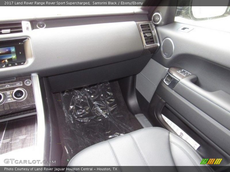 Santorini Black / Ebony/Ebony 2017 Land Rover Range Rover Sport Supercharged