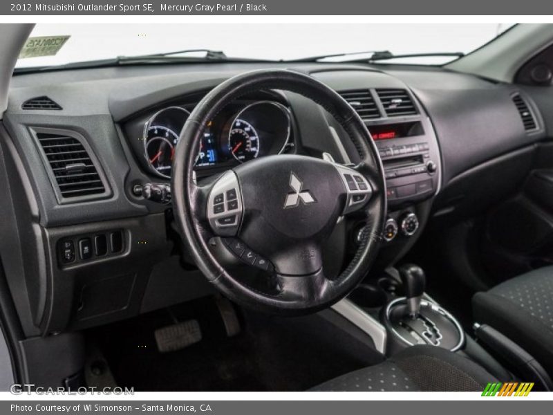 Mercury Gray Pearl / Black 2012 Mitsubishi Outlander Sport SE