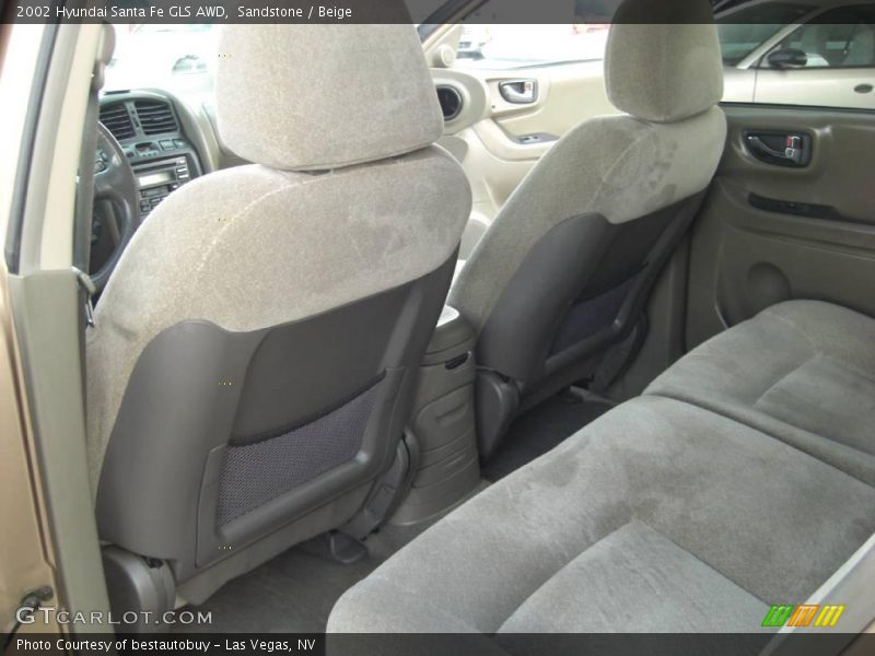 Sandstone / Beige 2002 Hyundai Santa Fe GLS AWD