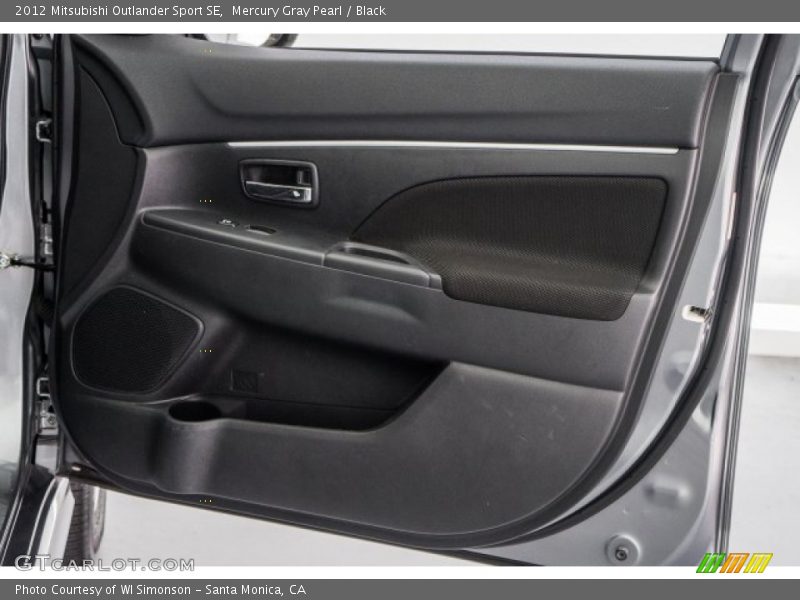 Mercury Gray Pearl / Black 2012 Mitsubishi Outlander Sport SE
