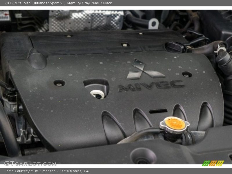 Mercury Gray Pearl / Black 2012 Mitsubishi Outlander Sport SE
