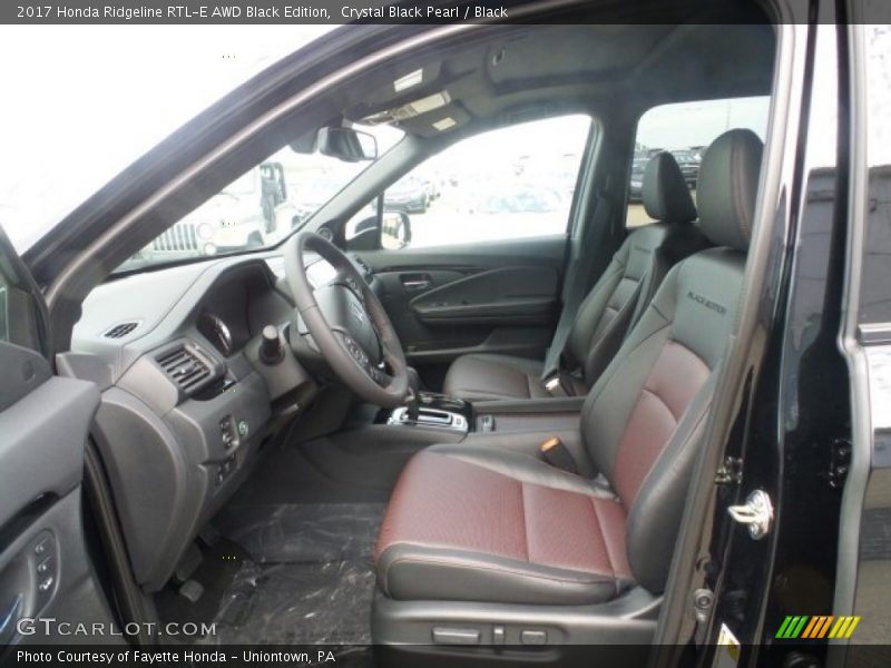 Crystal Black Pearl / Black 2017 Honda Ridgeline RTL-E AWD Black Edition
