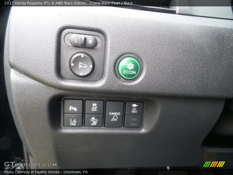 Crystal Black Pearl / Black 2017 Honda Ridgeline RTL-E AWD Black Edition