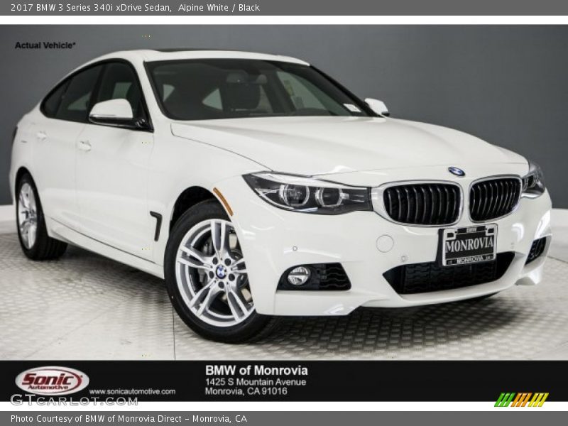 Alpine White / Black 2017 BMW 3 Series 340i xDrive Sedan