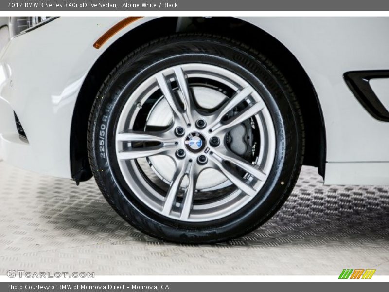 Alpine White / Black 2017 BMW 3 Series 340i xDrive Sedan