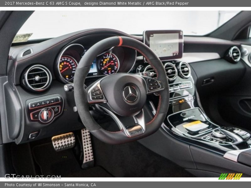 Dashboard of 2017 C 63 AMG S Coupe