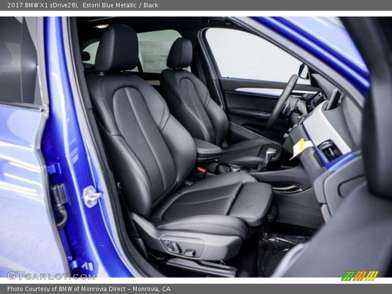 Estoril Blue Metallic / Black 2017 BMW X1 sDrive28i