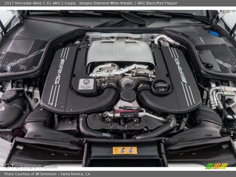  2017 C 63 AMG S Coupe Engine - 4.0 Liter AMG DI biturbo DOHC 32-Valve VVT V8