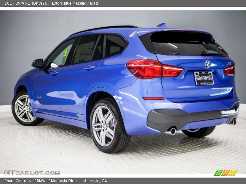 Estoril Blue Metallic / Black 2017 BMW X1 sDrive28i