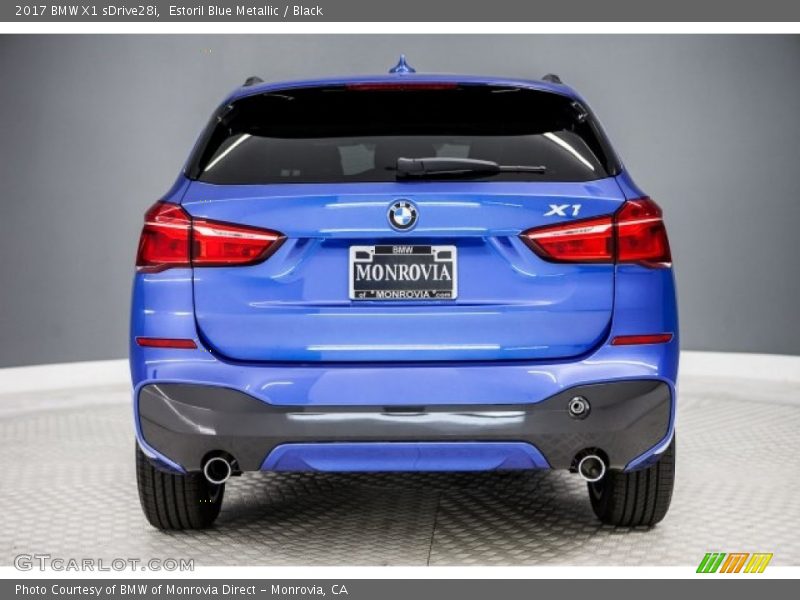 Estoril Blue Metallic / Black 2017 BMW X1 sDrive28i