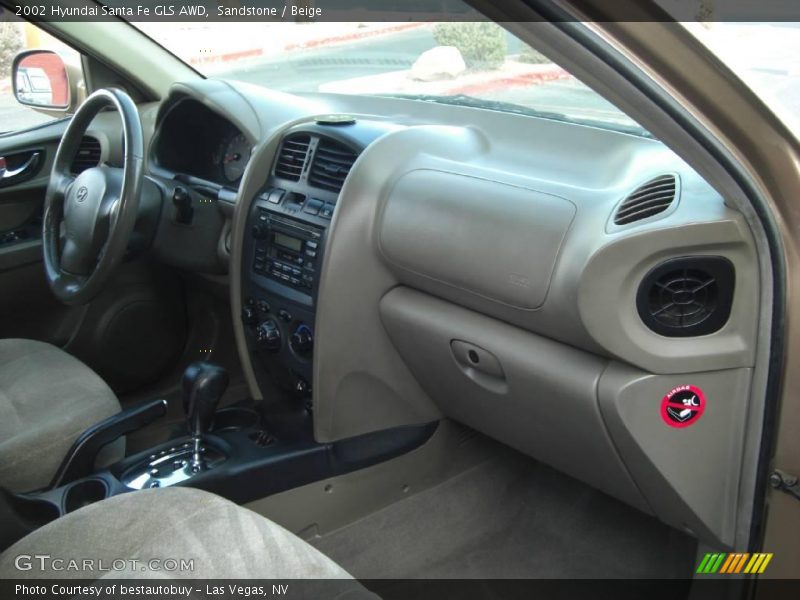 Sandstone / Beige 2002 Hyundai Santa Fe GLS AWD