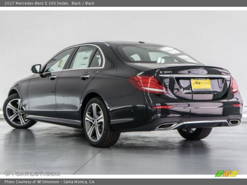 Black / Black 2017 Mercedes-Benz E 300 Sedan