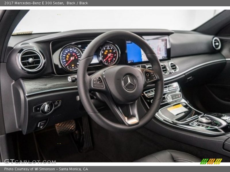 Black / Black 2017 Mercedes-Benz E 300 Sedan
