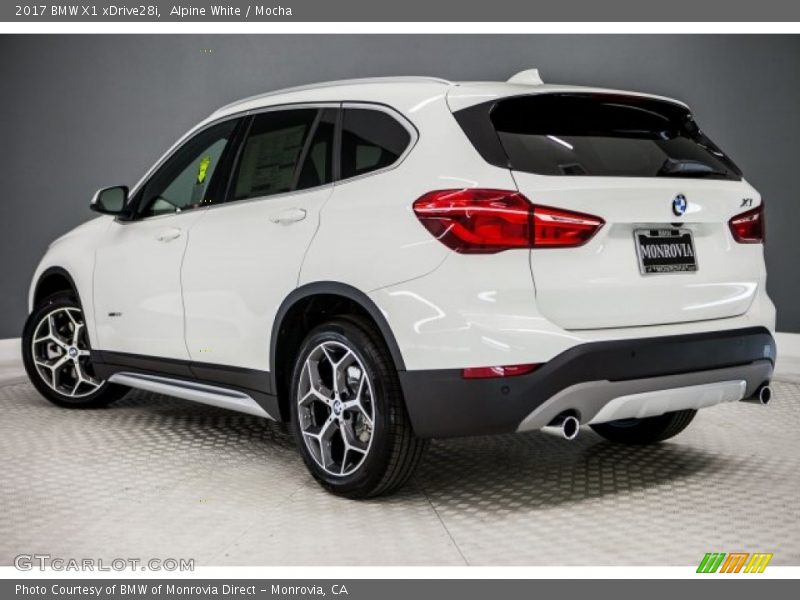 Alpine White / Mocha 2017 BMW X1 xDrive28i