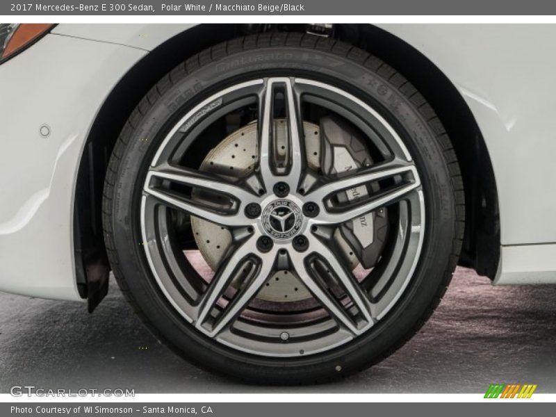 Polar White / Macchiato Beige/Black 2017 Mercedes-Benz E 300 Sedan
