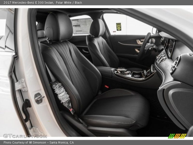 Polar White / Black 2017 Mercedes-Benz E 300 Sedan